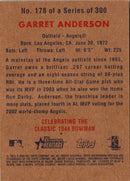 2006 Bowman Heritage Garret Anderson