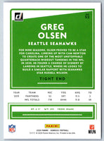2020 Donruss Press Proof Yellow Greg Olsen #52