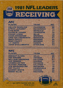 1982 Topps Kellen Winslow/Dwight Clark