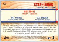 2019 Topps Big League Mike Trout/Jose Ramirez/Alex Bregman #355