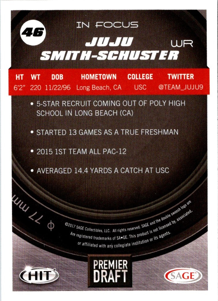 2017 SAGE HIT Juju Smith-Schuster