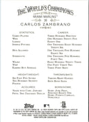 2012 Topps Allen & Ginter Carlos Zambrano