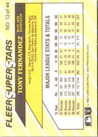 1989 Fleer SuperStars Tony Fernandez #13