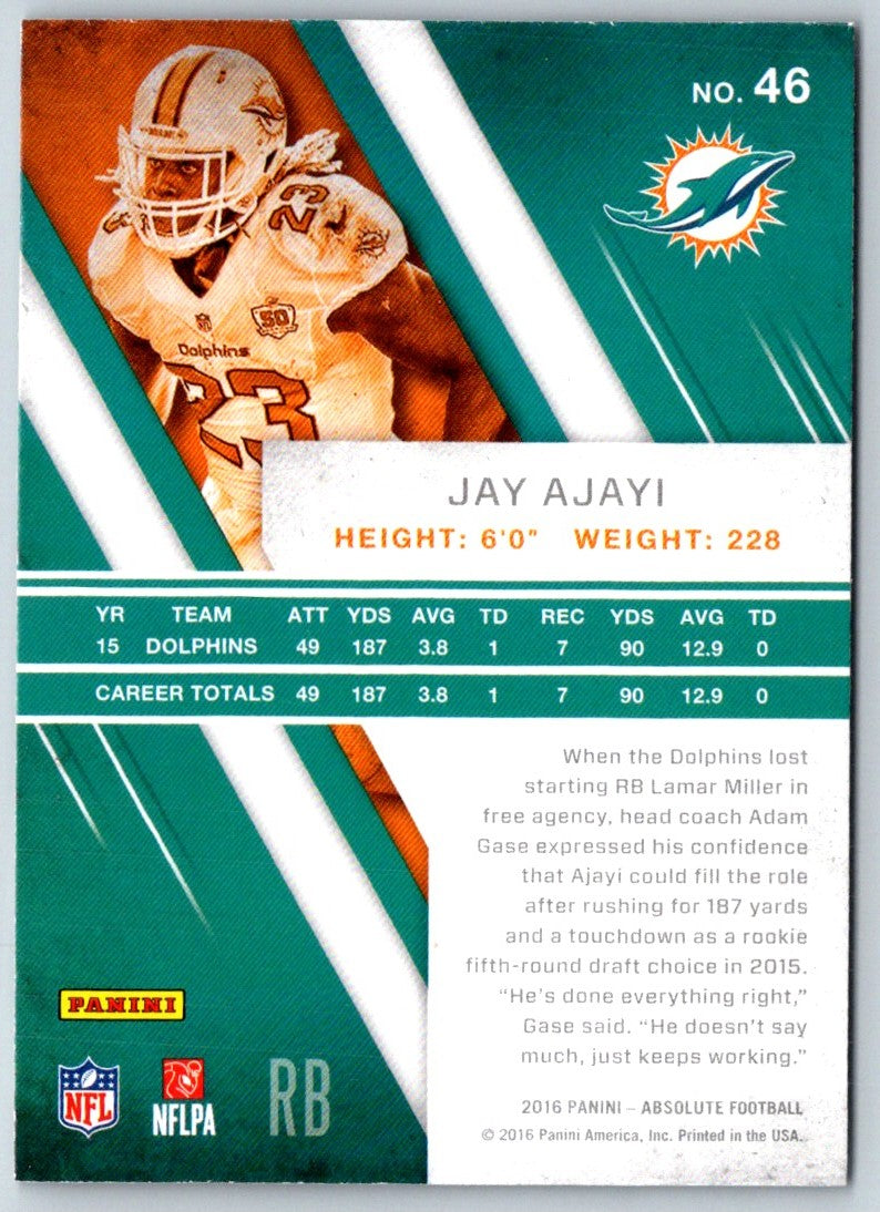 2016 Panini Absolute Jay Ajayi