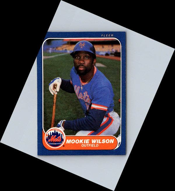 1986 Fleer Mookie Wilson #97