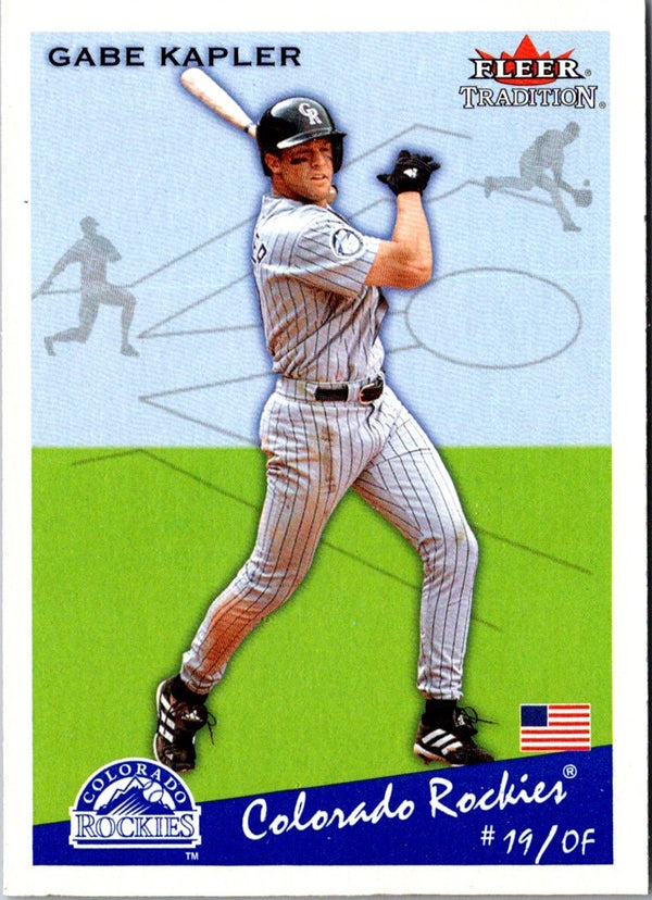 2002 Fleer Tradition Update Gabe Kapler #U266