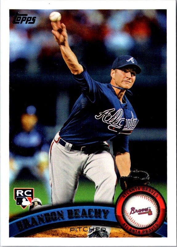 2011 Topps Brandon Beachy #446 Rookie