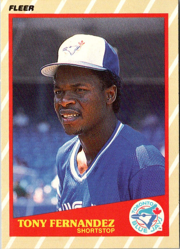 1989 Fleer SuperStars Tony Fernandez #13