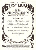 2015 Topps Gypsy Queen Jordan Zimmermann #12A