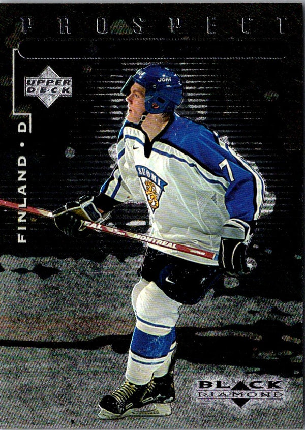 1998 Upper Deck Black Diamond Mikko Jokela #99 Rookie