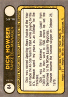 1981 Fleer Dick Howser #84