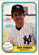 1981 Fleer Dick Howser