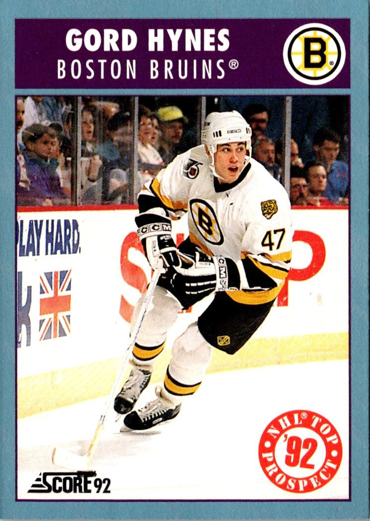 1992 Score Canadian Gord Hynes