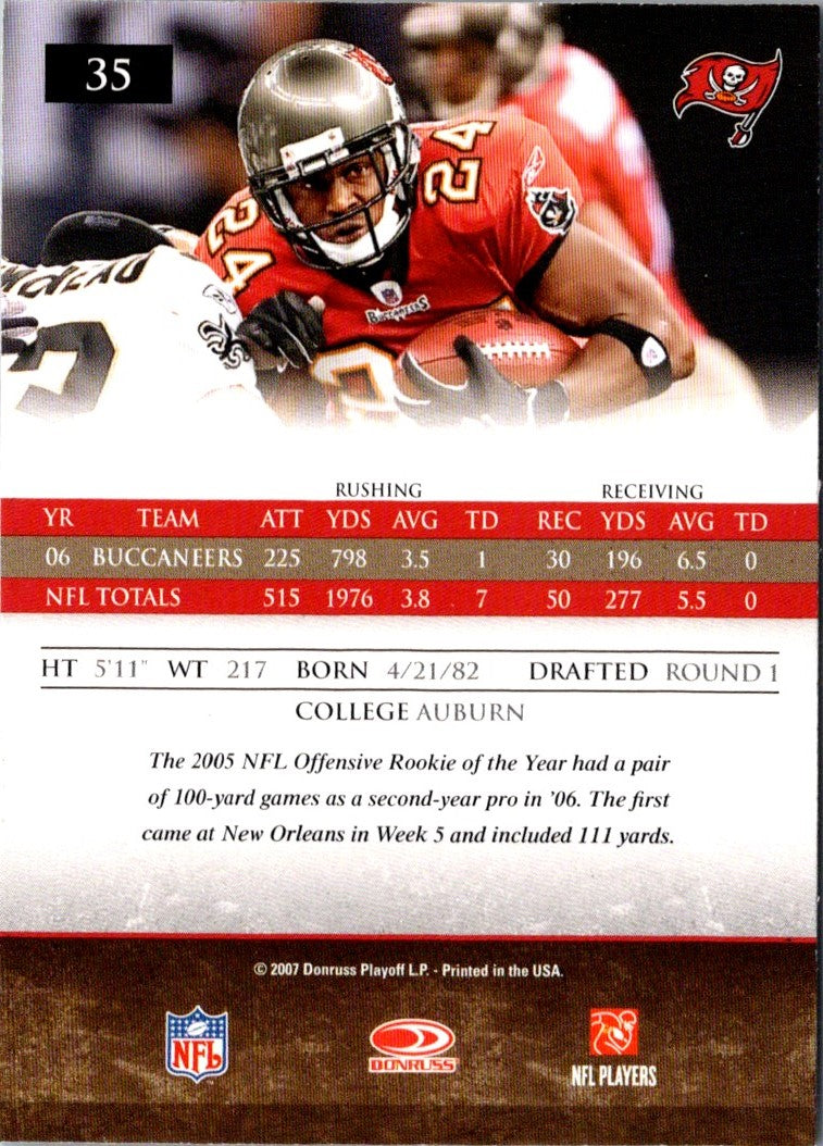 2007 Donruss Gridiron Gear Cadillac Williams