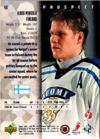 1998 Upper Deck Black Diamond Ilkka Mikkola #98 Rookie