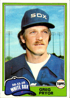 1981 Topps Greg Pryor #608