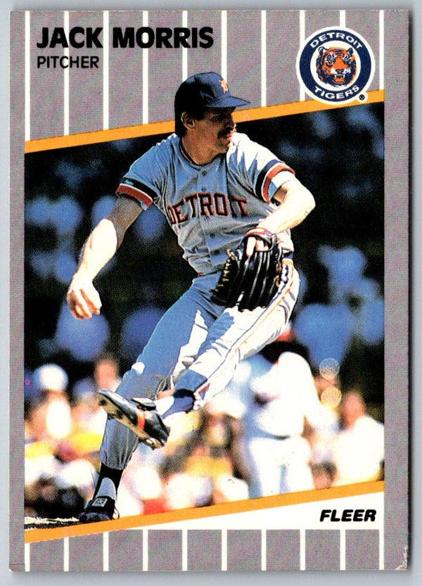 1989 Fleer Jack Morris #139