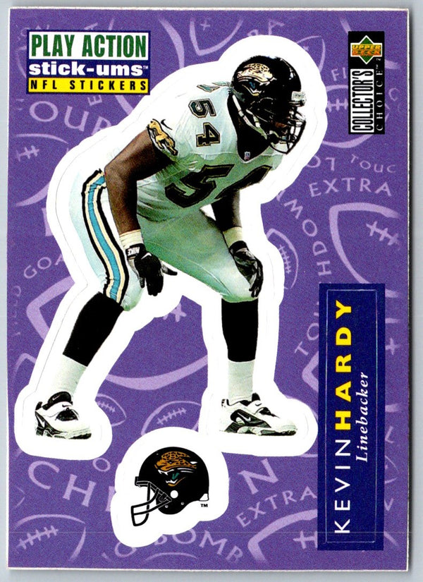 1996 Collector's Choice Update Play Action Stick-Ums Kevin Hardy #S17