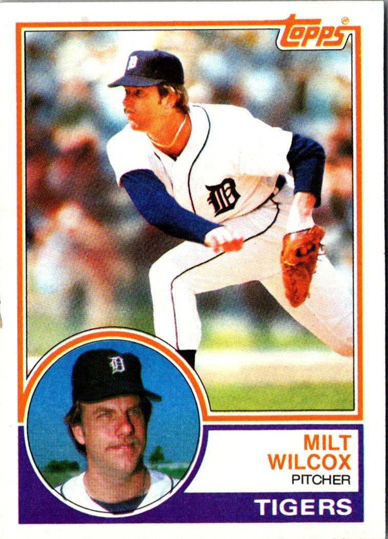 1983 Topps Milt Wilcox