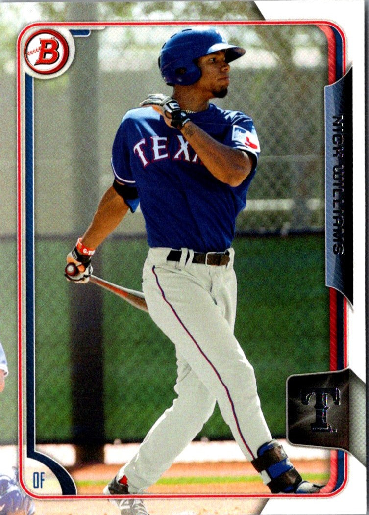 2015 Bowman Prospects Nick Williams