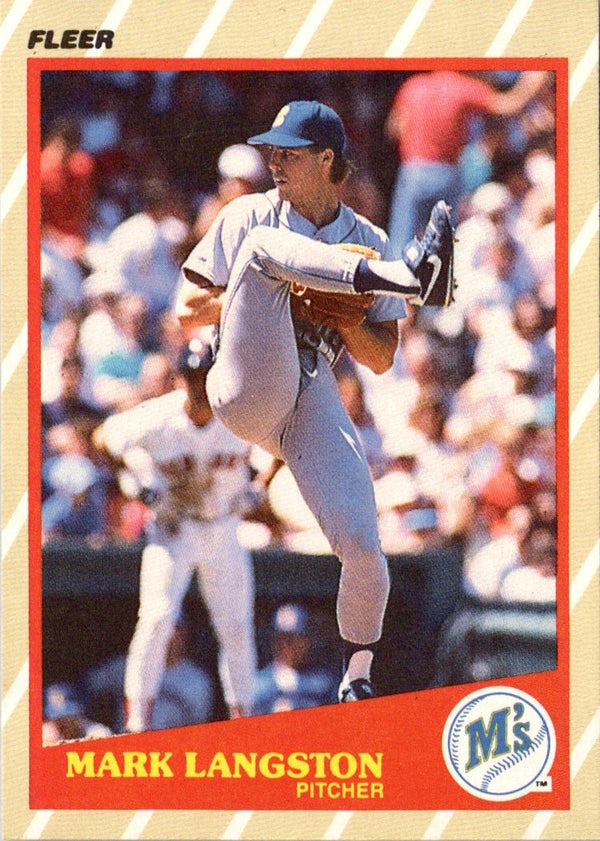 1989 Fleer SuperStars Mark Langston #27