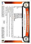 2011 Topps San Francisco Giants