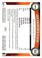 2011 Topps San Francisco Giants #552