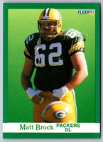 1991 Fleer Matt Brock #249 Rookie