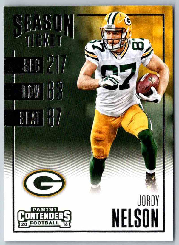 2016 Contenders Jordy Nelson #35