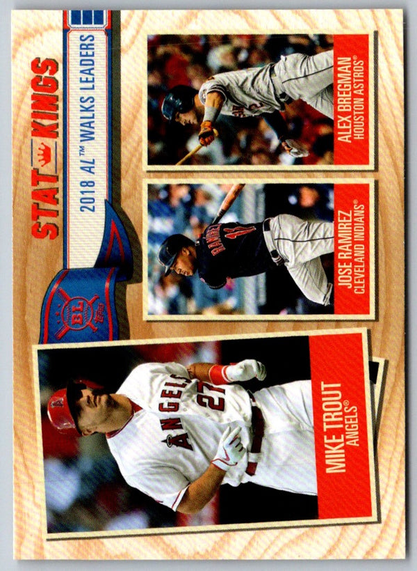 2019 Topps Big League Mike Trout/Jose Ramirez/Alex Bregman #355