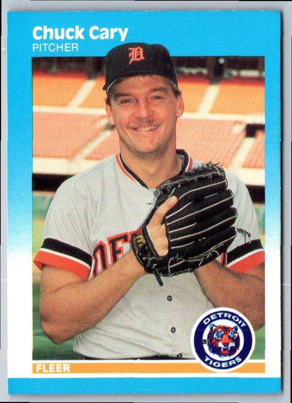 1987 Fleer Glossy Chuck Cary #147