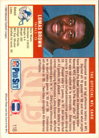 1989 Pro Set Lomas Brown #118