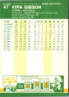 1987 Fleer Star Stickers Kirk Gibson #47