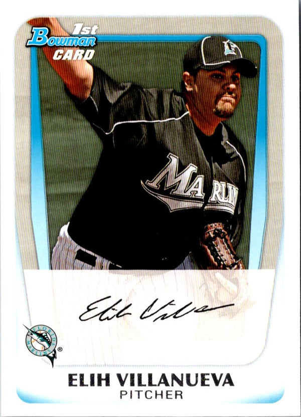 2011 Bowman Prospects Elih Villanueva #BP69