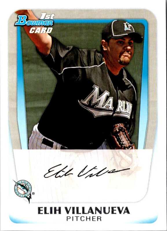 2011 Bowman Prospects Elih Villanueva #BP69