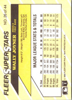 1989 Fleer SuperStars Wally Joyner #26