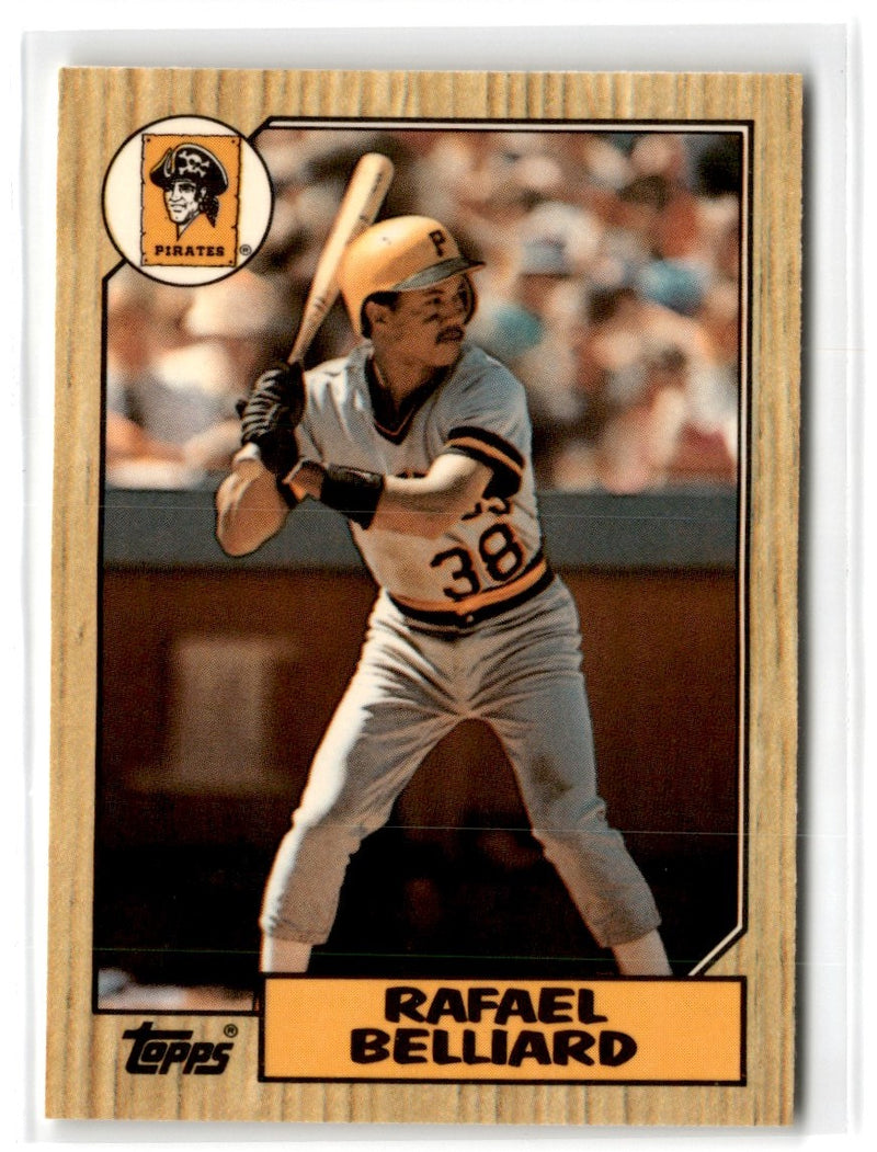 1987 Topps Tiffany Rafael Belliard