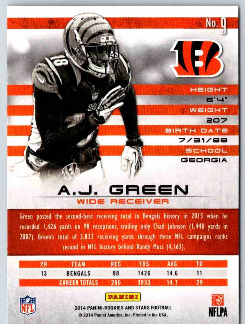 2014 Panini Rookies And Stars A.J. Green