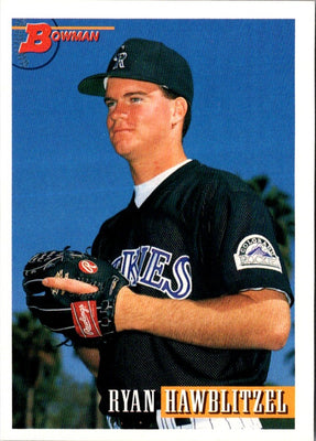 1993 Bowman Ryan Hawblitzel #64