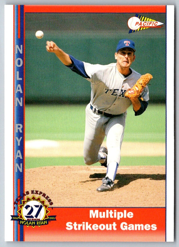 1993 Pacific Texas Express Multiple Strikeout Games #230