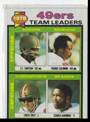 1979 Topps O.J. Simpson/Freddie Solomon/Chuck Crist/Cedrick Hardman