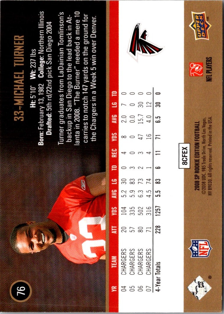 2008 SP Authentic Michael Turner