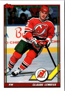 1991 Topps Claude Lemieux