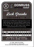 2017 Donruss Optic Zack Greinke #68