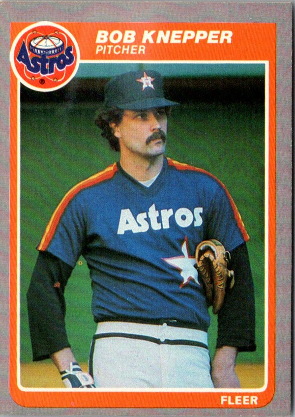 1985 Fleer Bob Knepper #352