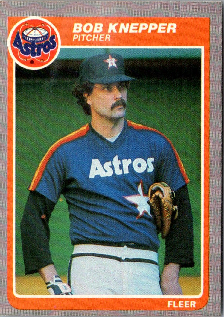 1985 Fleer Bob Knepper