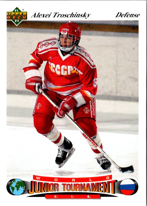 1991 Upper Deck Czech World Juniors Alexei Troschinsky #6