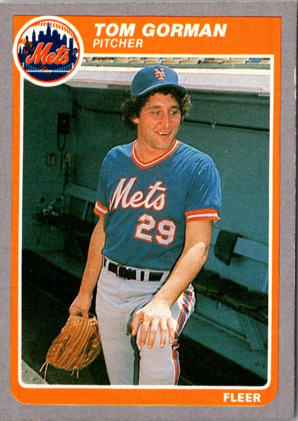 1985 Fleer Tom  Gorman #83