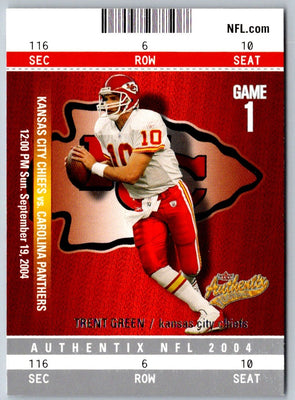 2004 Fleer Authentix Trent Green #68