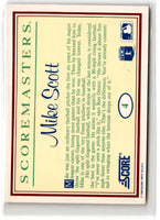1990 Score Mike Scott #40